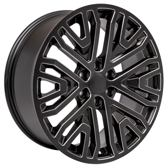 OE Wheels CV37 in Satin Black Milled