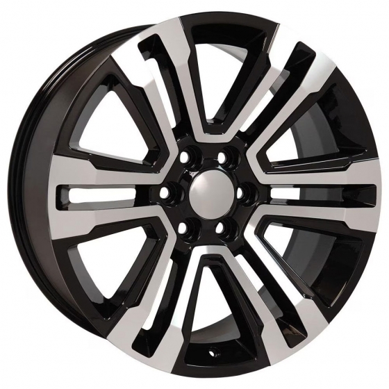 OE Wheels CV44 in Gloss Black Machined