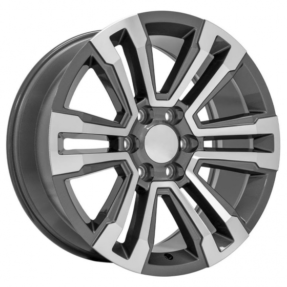 OE Wheels CV44 in Gloss Gunmetal Machined