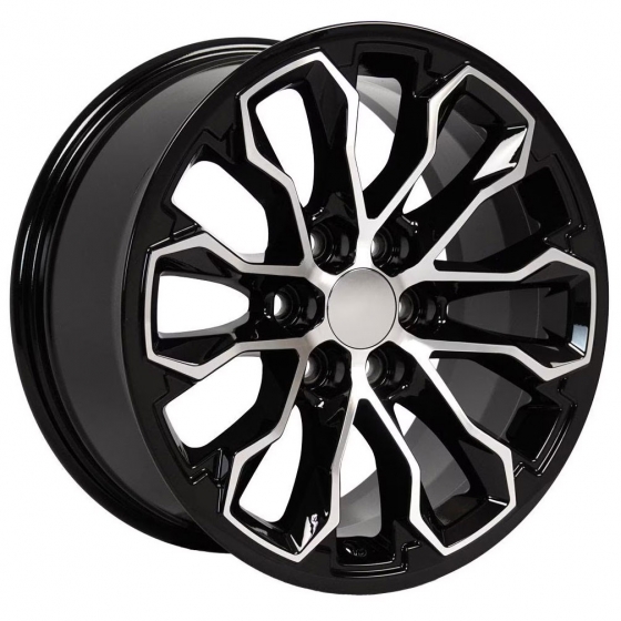 OE Wheels CV54 in Gloss Black Machined