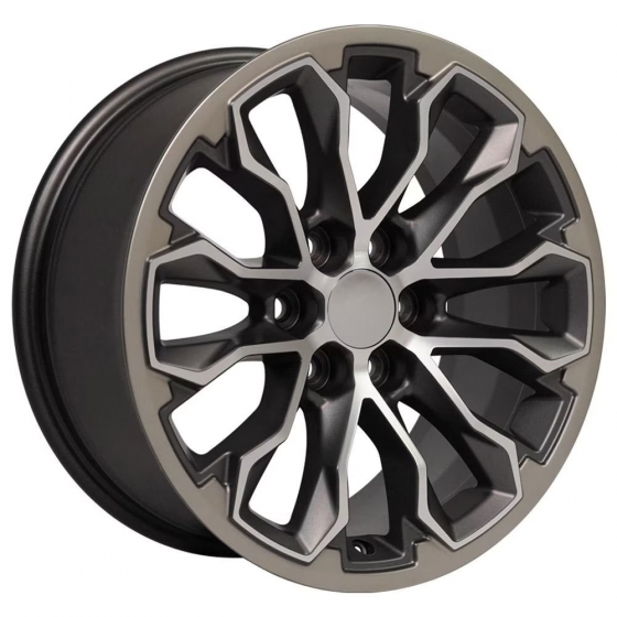 OE Wheels CV54 in Satin Gunmetal Machined (Two Tone)