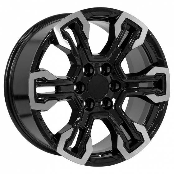 OE Wheels CV65 in Gloss Black Machined
