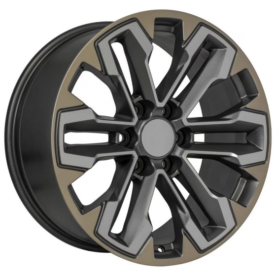 OE Wheels CV69 in Satin Gunmetal Machined (Two Tone)