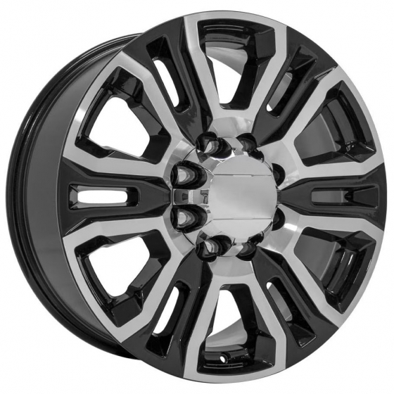 OE Wheels CV70 in Gloss Black Machined