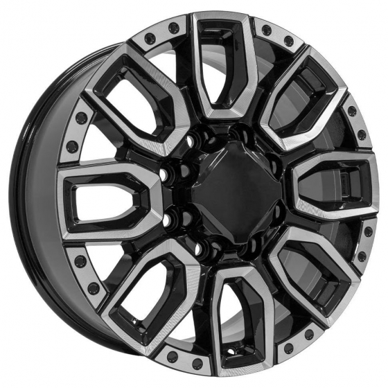 OE Wheels CV97 in Gloss Black Milled