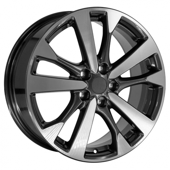 OE Wheels NS30 in Gloss Gunmetal Machined