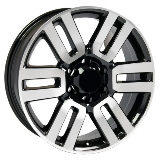 OE Wheels TY10 in Gloss Black Machined