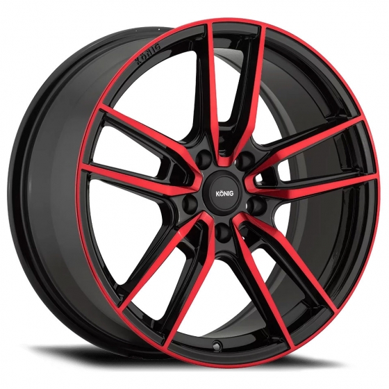 Konig Myth in Gloss Black (Red Tinted Clearcoat)
