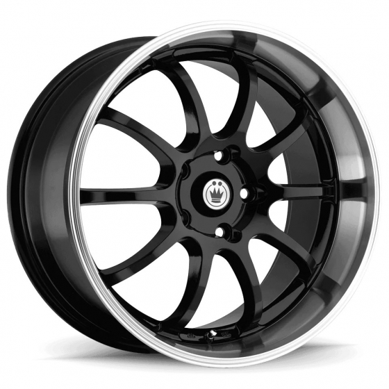 Konig Lightning in Gloss Black (Machined Lip)