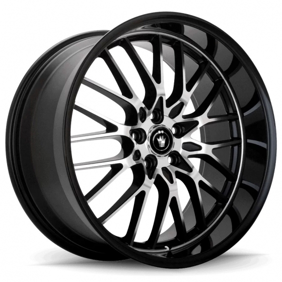 Konig Lace in Gloss Black Machined
