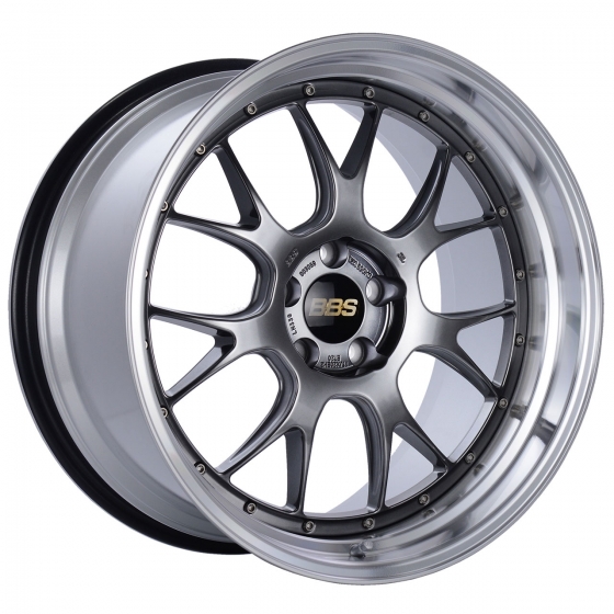 BBS LM-R in Black-Blue Pearl (Machined Lip & Blk Inner)