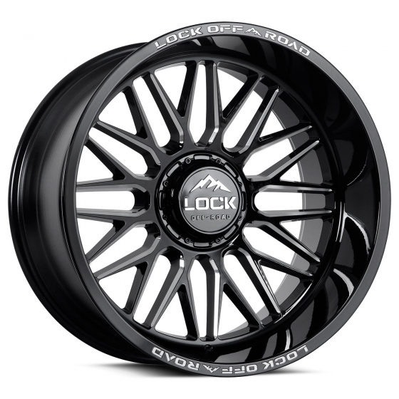 Lock Off-Road Apex in Gloss Black Milled