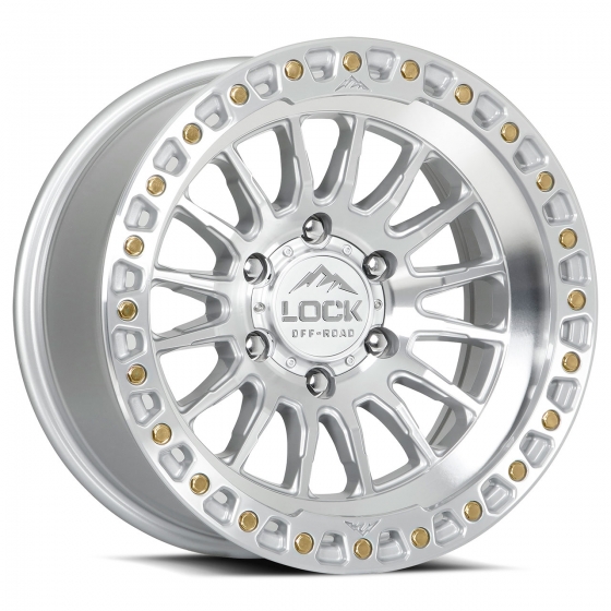 Lock Off-Road Grit in Silver Machined