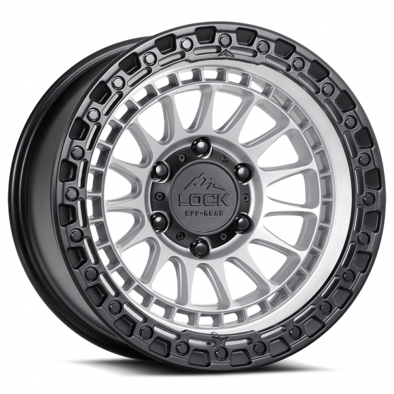 Lock Off-Road Mojave in Matte Silver (Matte Black Ring)