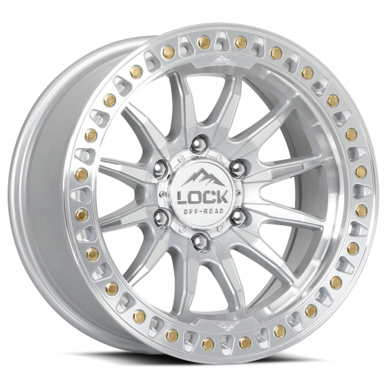Lock Off-Road Trail in Silver Machined