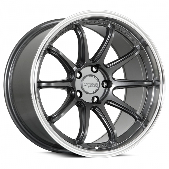 Katana HR06 in Gloss Gunmetal (Machined Lip)