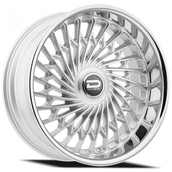 Dazz Seville in Gloss Silver Machined (Chromed SS Lip)