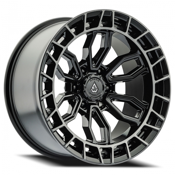 Arena Recon in Gloss Black Machined (Double Dark Tint)