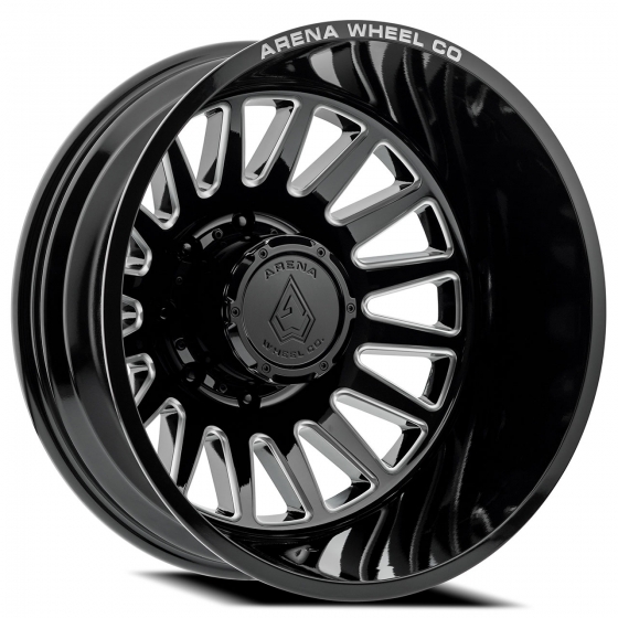 Arena Dually Rival Rear in Gloss Black Milled