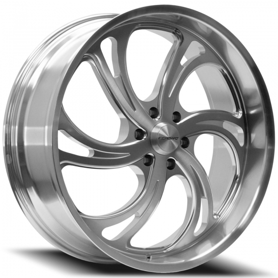 Corsart Argon 6 in Brushed Silver Milled (Diamond Cut Lip)