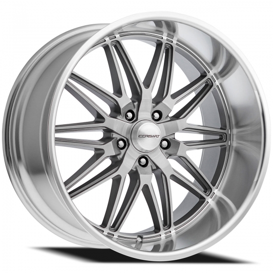 Corsart Alcatraz in Silver Machined (Machined Lip)