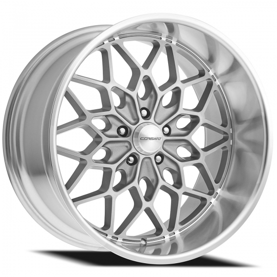 Corsart Gunner in Silver Machined (Machined Lip)