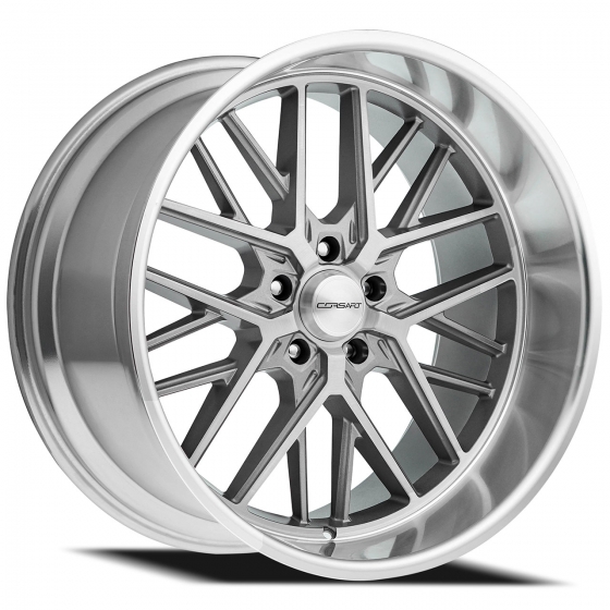 Corsart Kingpin 5 in Silver Machined (Machined Lip)