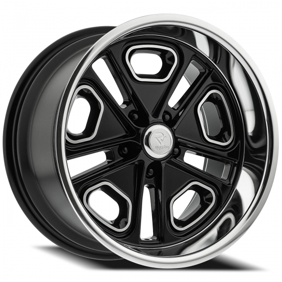 Resto Del Ray in Gloss Black Milled (Machined Lip)