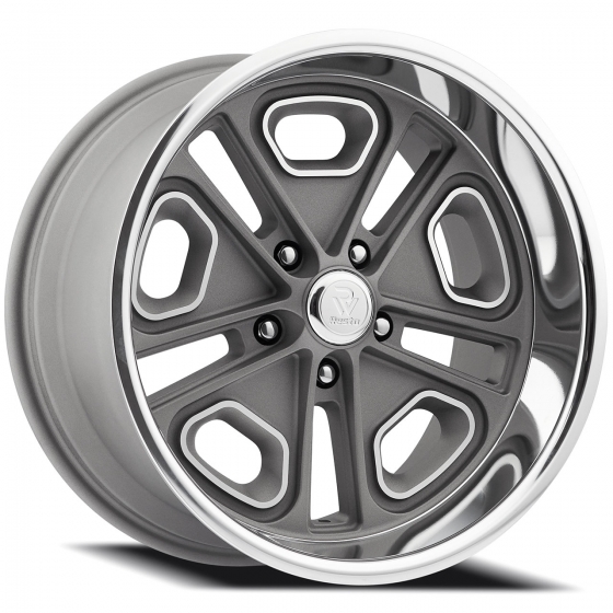 Resto Del Ray in Gunmetal Machined (Machined Lip)