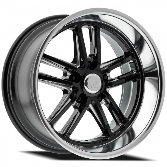 Resto Maverick in Gloss Black Milled (Machined Lip)