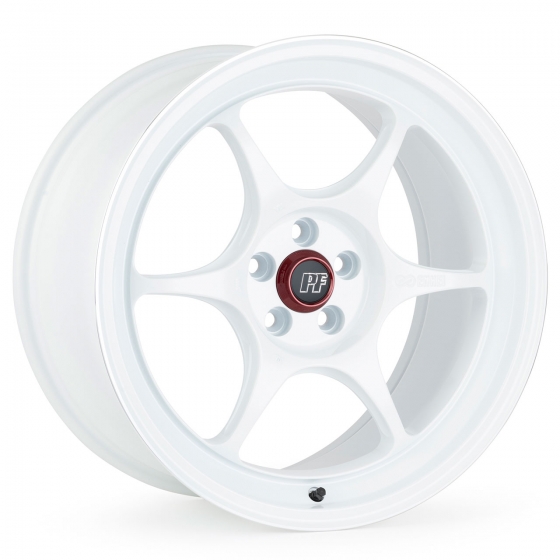 Enkei PF06 in White (Machined Lip Edge)