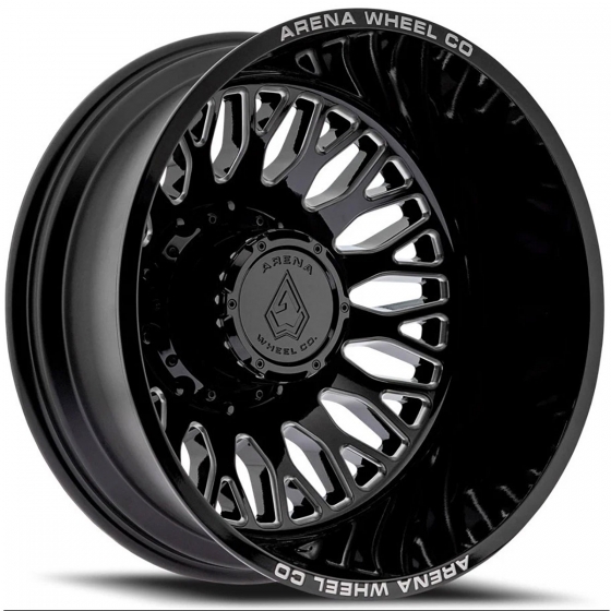 Arena Dually Monarch Rear in Gloss Black Machined (CNC Machined Accents)