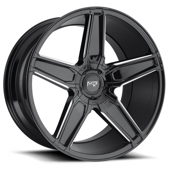 Niche Cannes in Gloss Black Milled