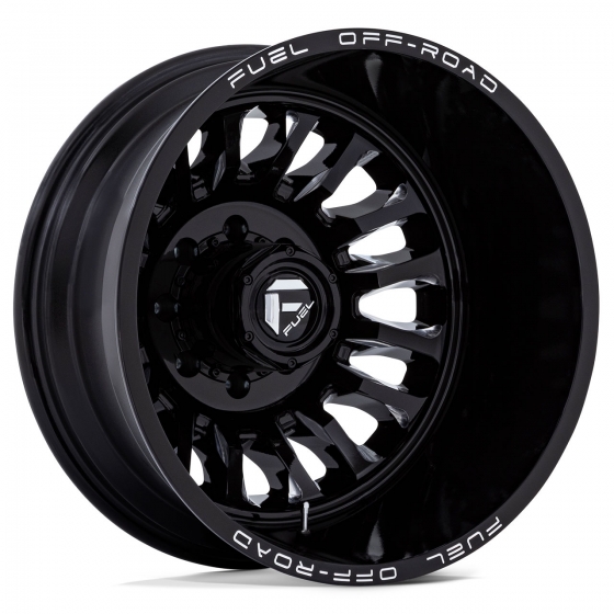 Fuel Arc Dually (Rear) in Gloss Black Milled