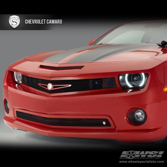 Strut Grilles  Chevrolet Camaro in Black (Color Match)