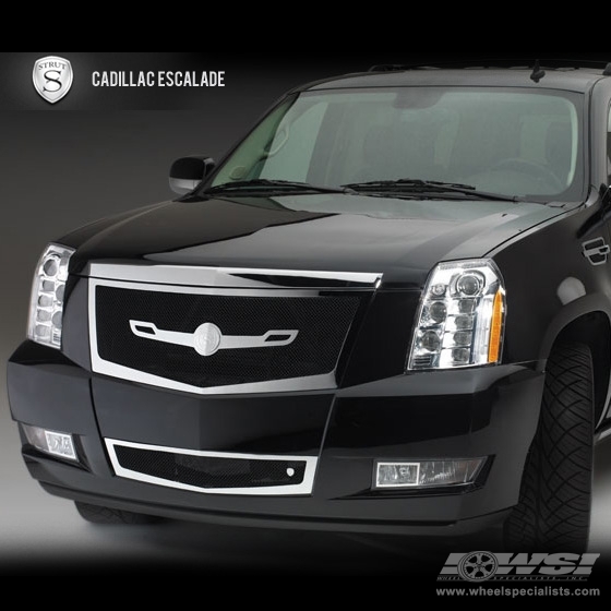 Strut Grilles Cadillac Escalade in Chrome