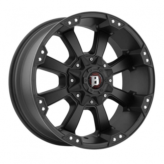 Ballistic Off Road 845-Morax in Matte Black