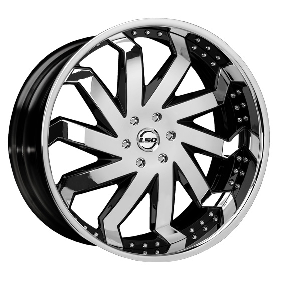 LSD Forged Rain in Chrome / Black