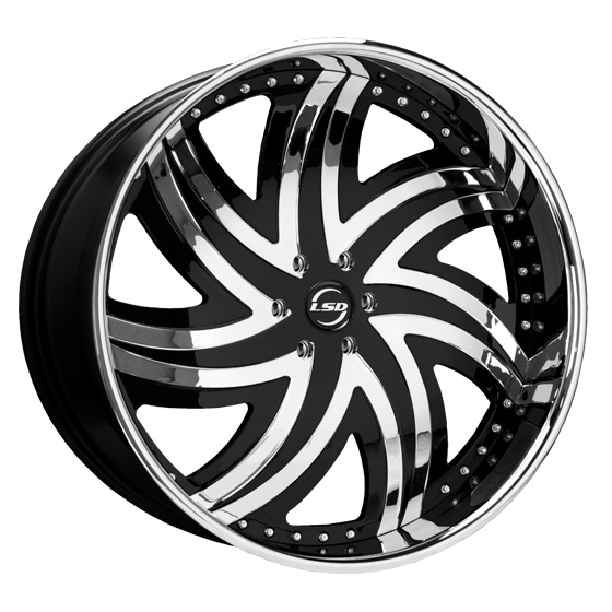 LSD Forged LSD-3 in Chrome / Black