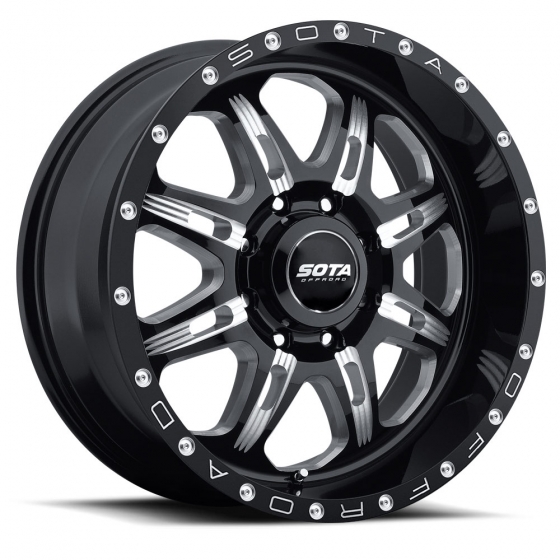 SOTA Off Road F.I.T.E. 8 in Black Milled (Death Metal)