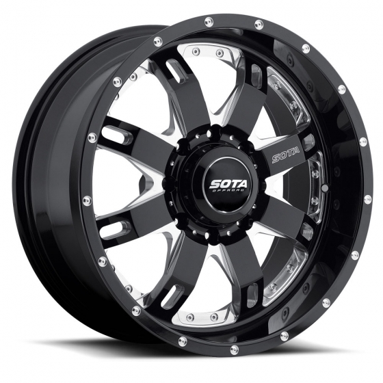 SOTA Off Road R.E.P.R. 8 in Black Milled (Death Metal)