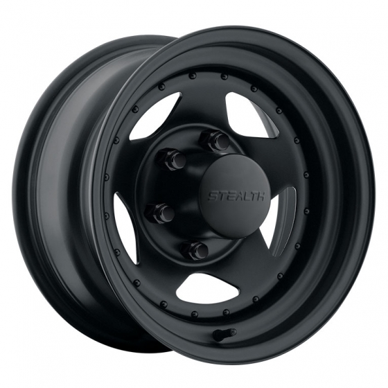 US Wheel Star in Matte Black (Series 304)