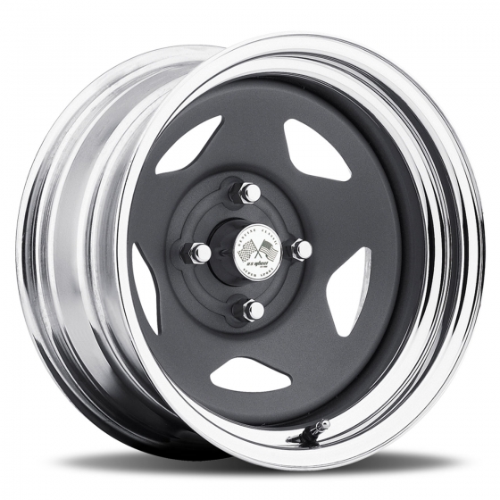 US Wheel Star in Gunmetal/Chrome (Series 21GMC)