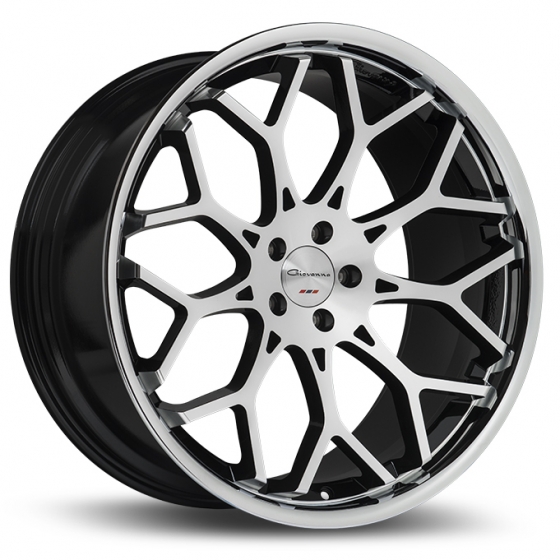 Giovanna Nove FF in Black Machined (Flow-Formed)