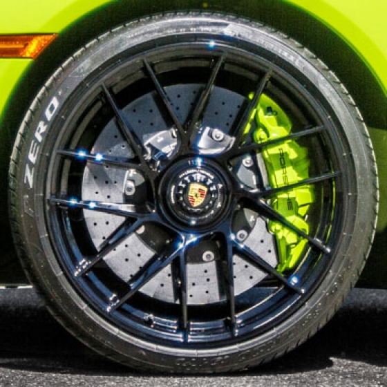 Powder Coating Porsche 911 Turbo S in Gloss Black