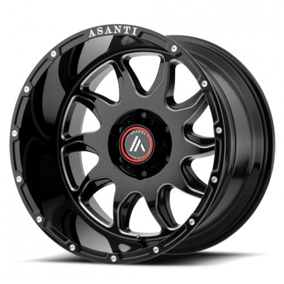 Asanti Off Road AB-810 in Gloss Black Milled