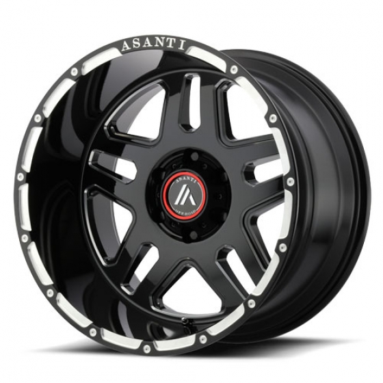 Asanti Off Road AB-809 in Gloss Black Milled