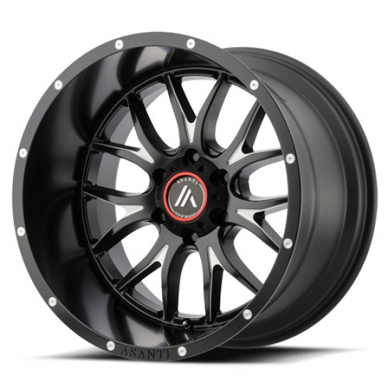 Asanti Off Road AB-807 in Satin Black Milled