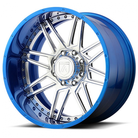 Asanti Off Road AB-201 in Chrome (w/ Blue Barrel)