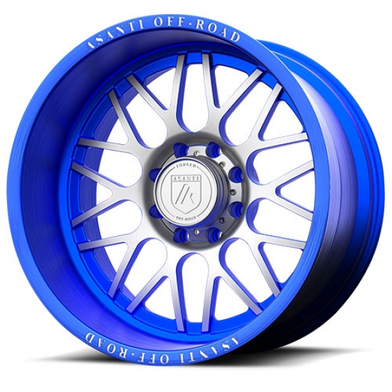 Asanti Off Road AB-102 in Silver Machined (w/ Blue Barrel)